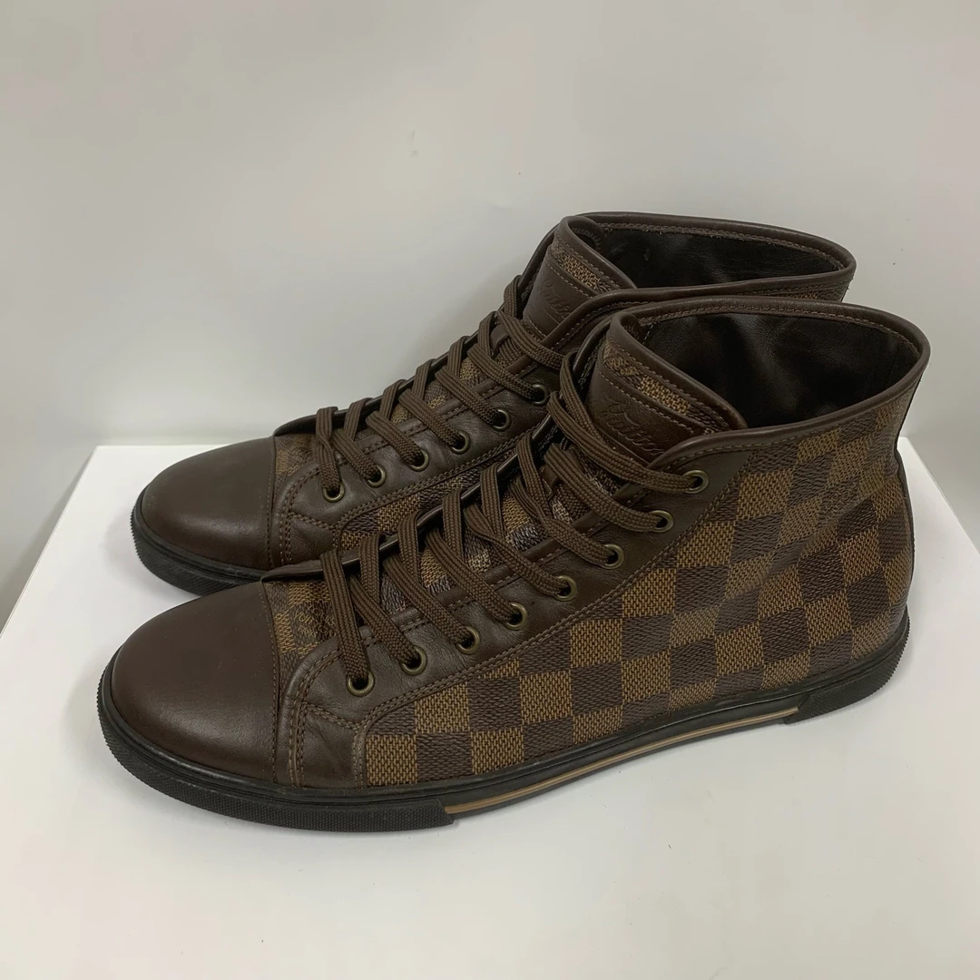 99新 LouisVuitton/路易威登 老花满印板鞋 7码 X6420