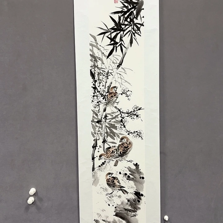 国画亲笔手绘放心去藏