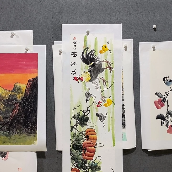 国画手写手绘作品350