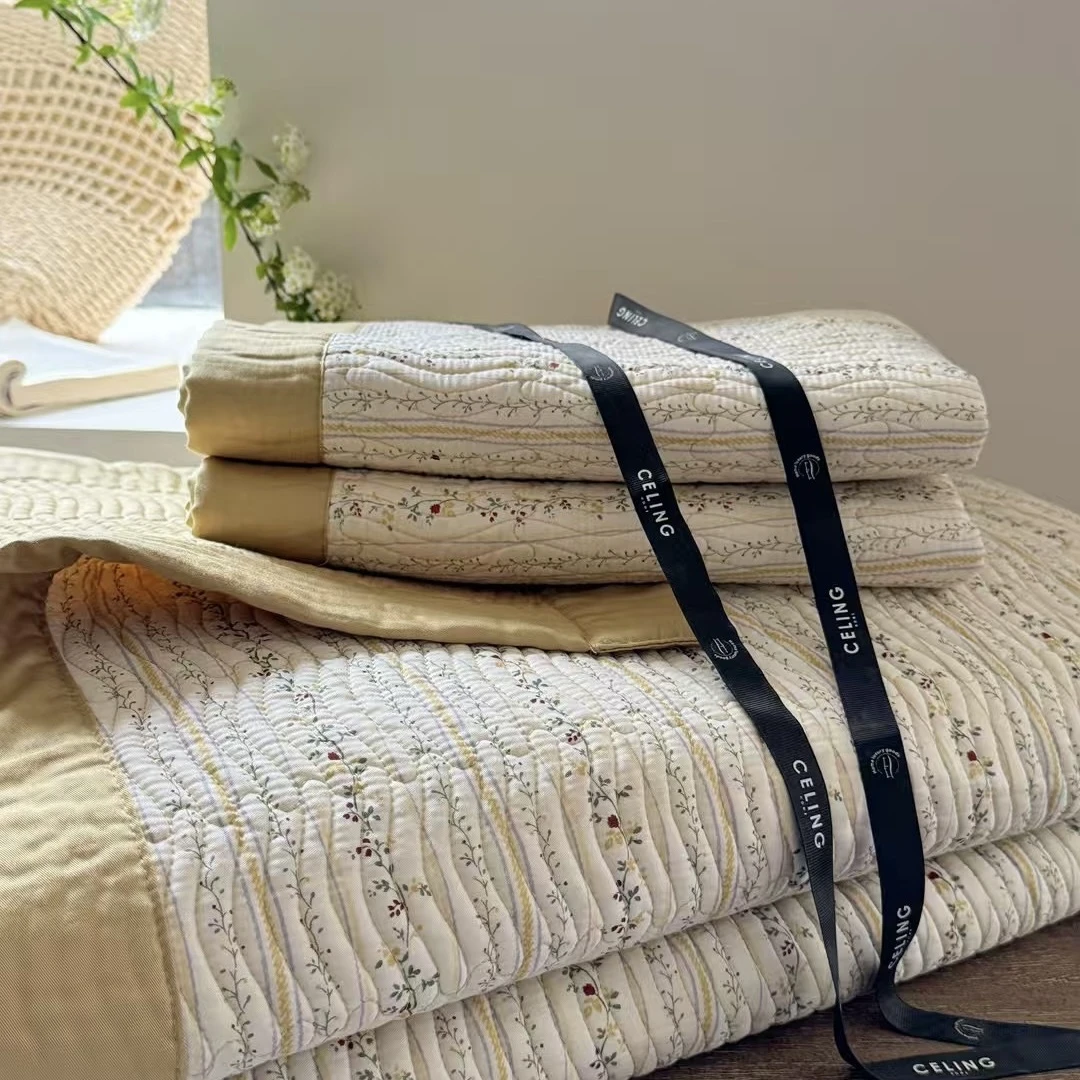 【CELING】必入款。夏季凉感高温砂洗双面莫代尔床盖三件套