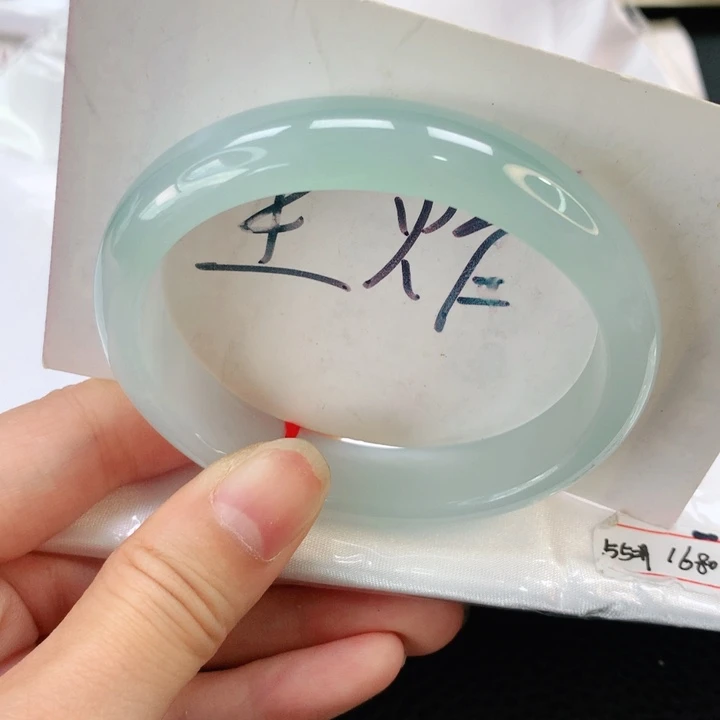 翡翠手镯未镶嵌翡翠贵妃手镯55