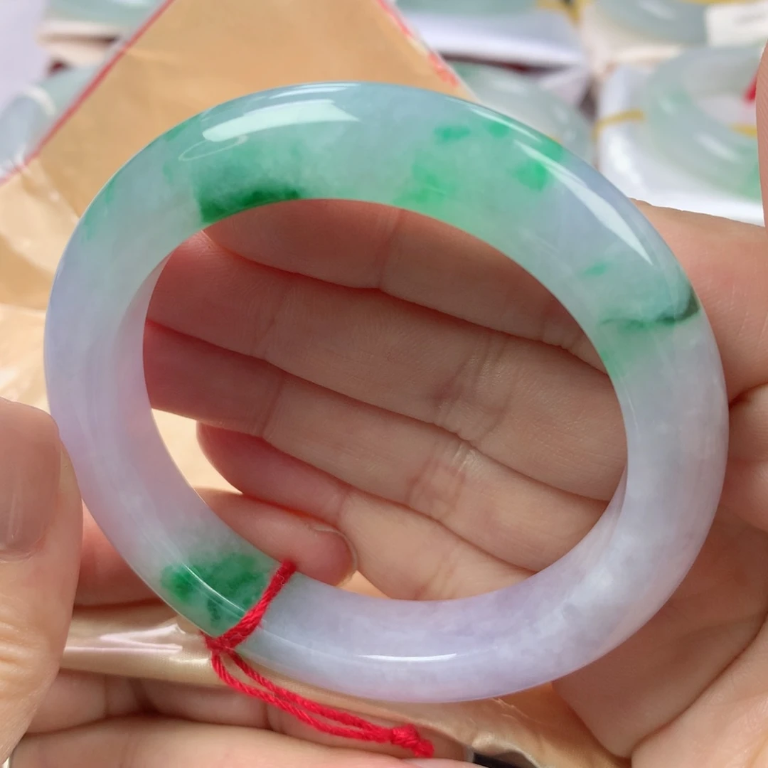 未镶嵌手镯翡翠缅甸天然翡翠57圈