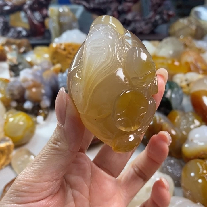 玛瑙/玉髓吊坠(不含链)未镶嵌