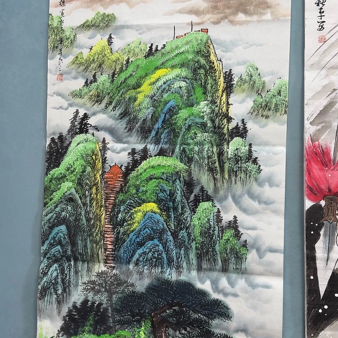 纯手绘国画作品作品