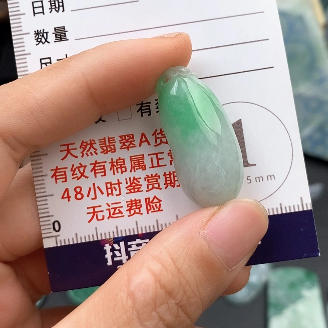 翡翠未镶嵌颈饰福瓜