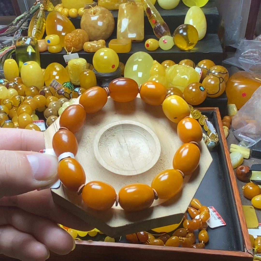 裸石琥珀未镶嵌蜜蜡