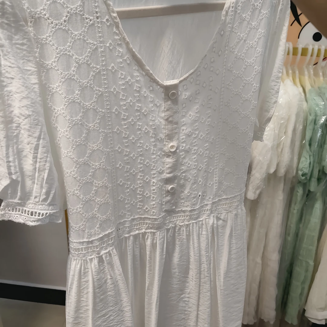 2565法式减龄连衣裙女士夏季2025新款文艺小清新百搭显瘦温柔长裙