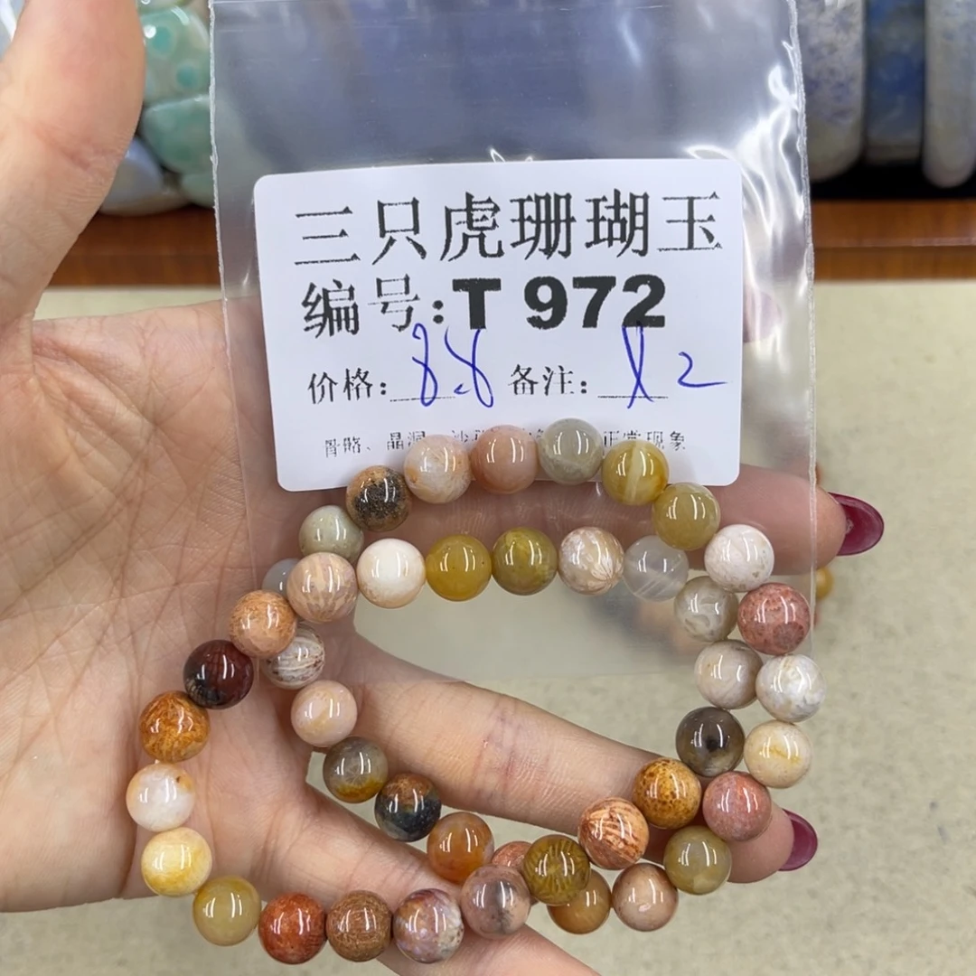 妙***灵硅化珊瑚（珊瑚玉）h未镶嵌