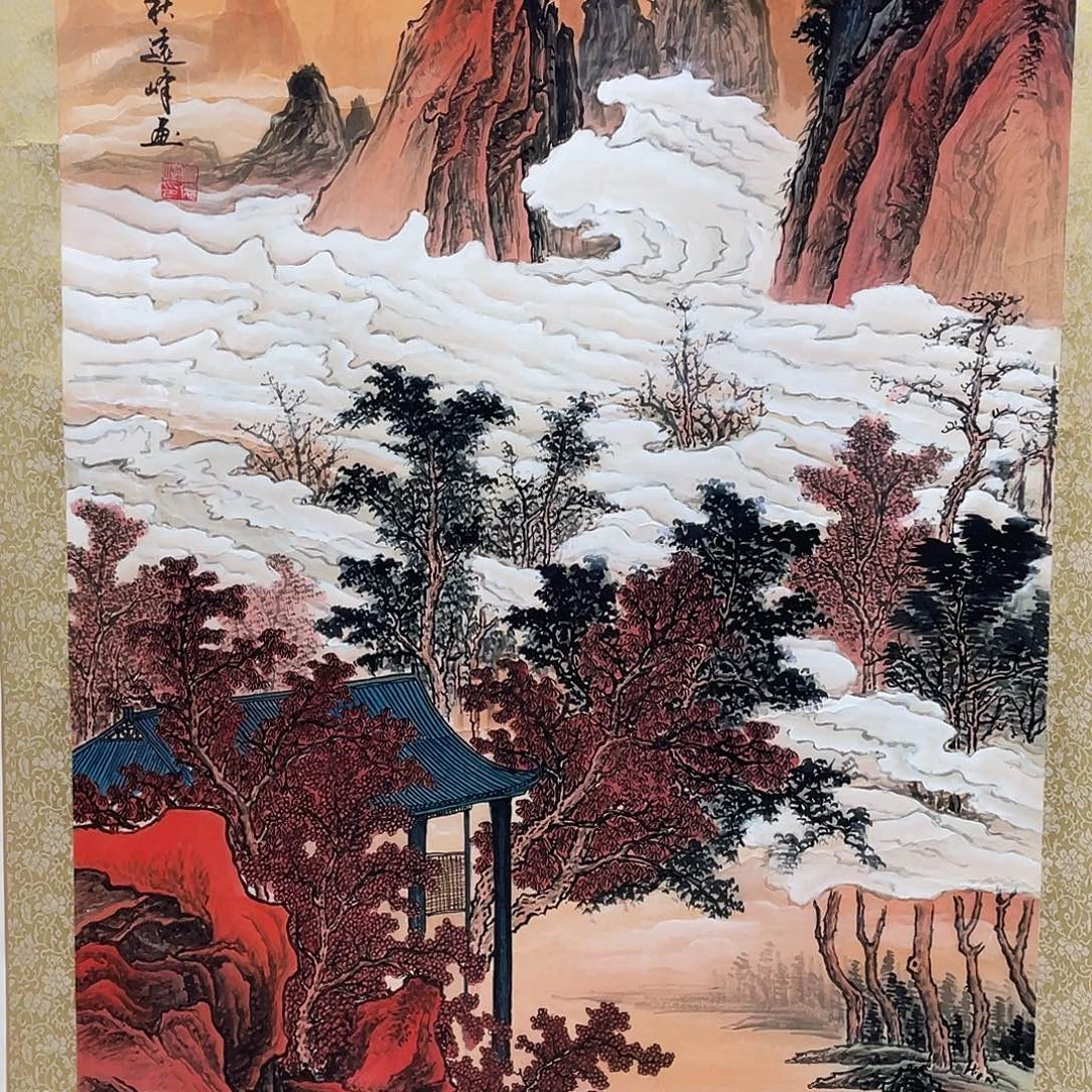 国画老师手笔手绘作品n