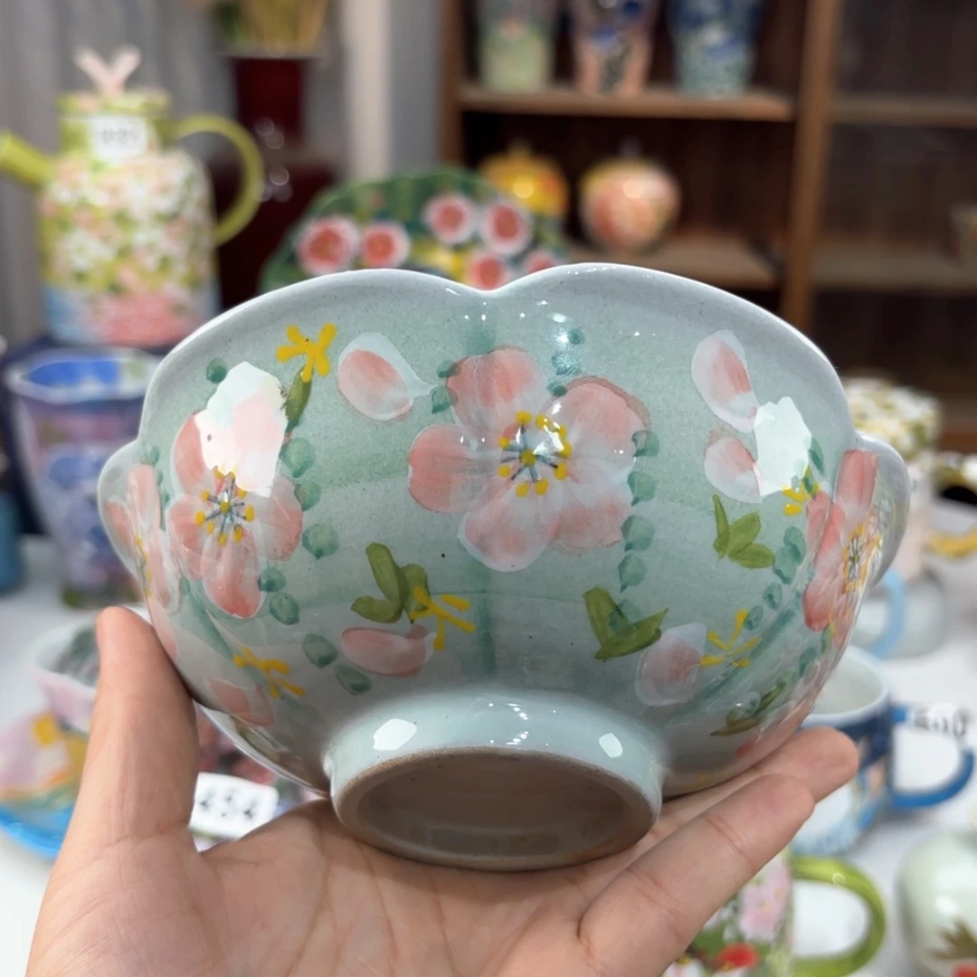 景德镇手绘高温釉下彩陶瓷茶具