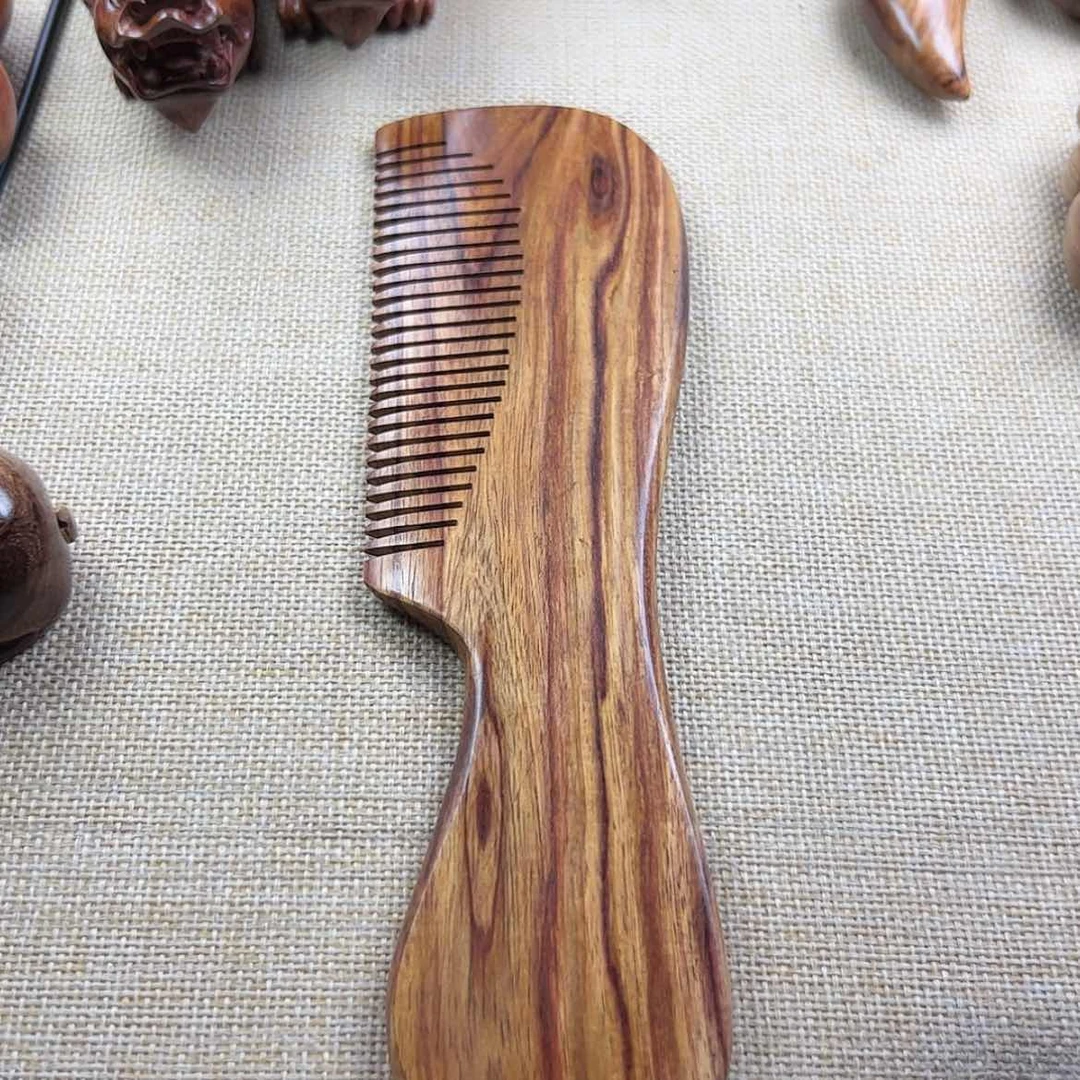 【闪购商品】黄花梨/降香黄檀其他彼*花梳子