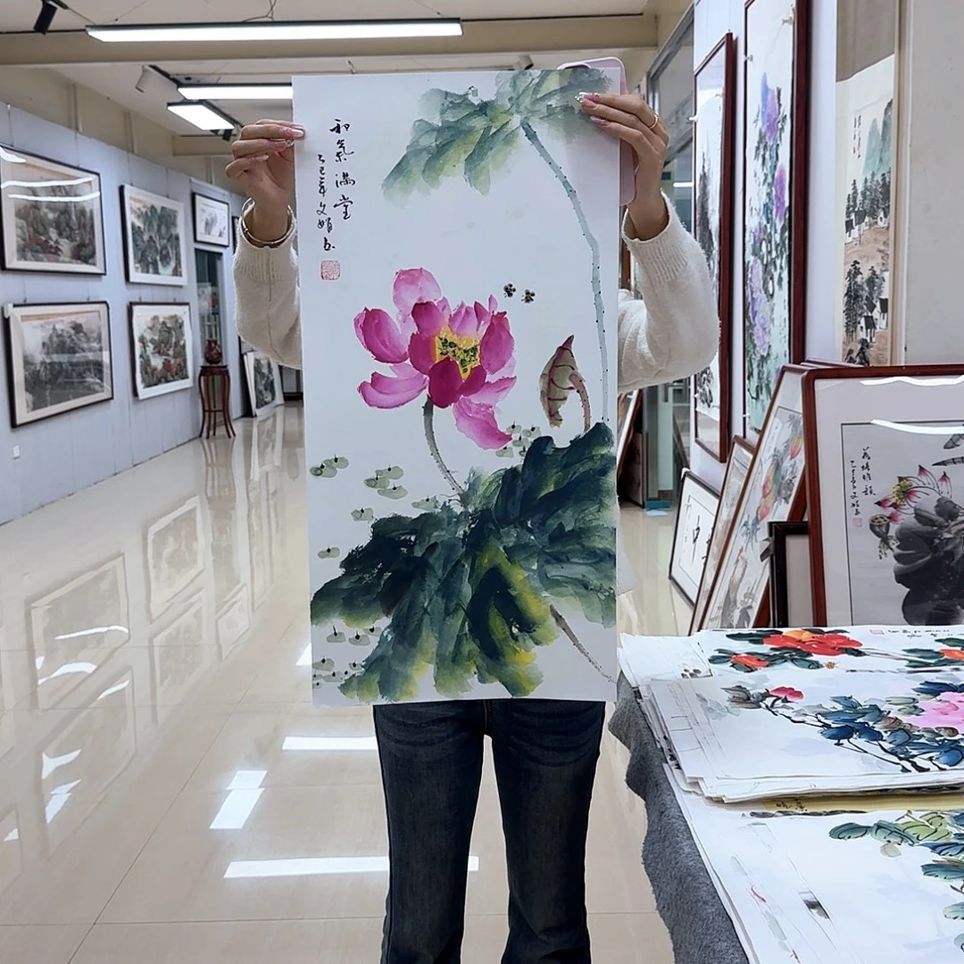 国画国画作品多次