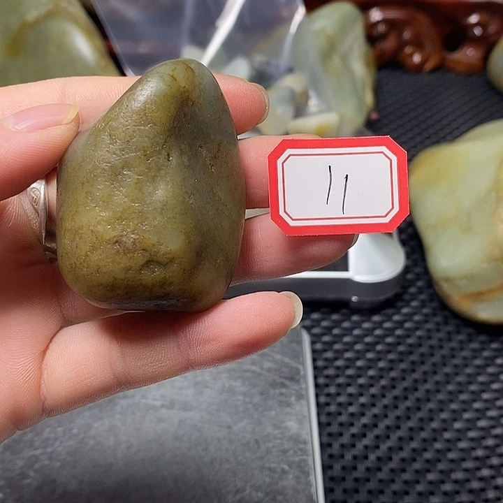 和田玉未镶嵌挂件11