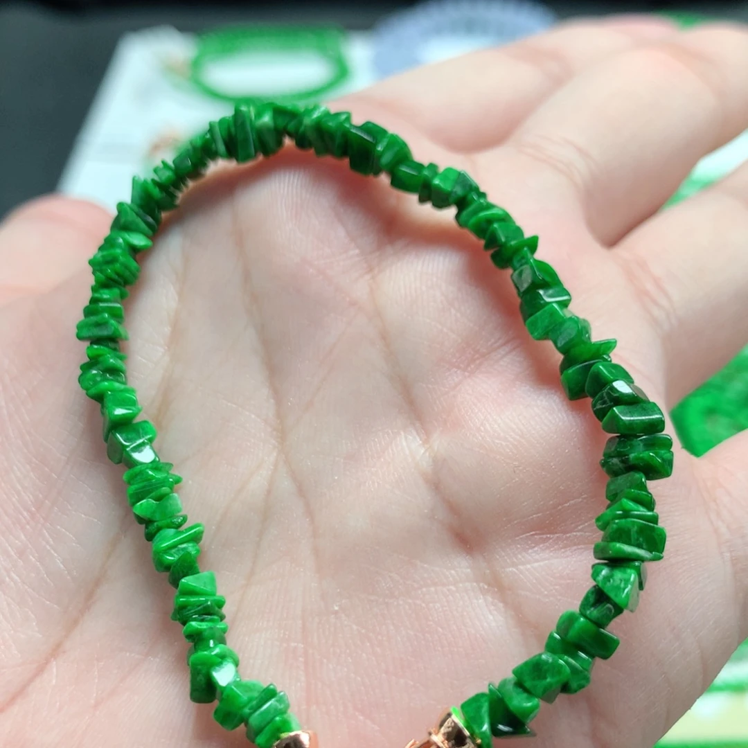 翡翠未镶嵌手链翡翠