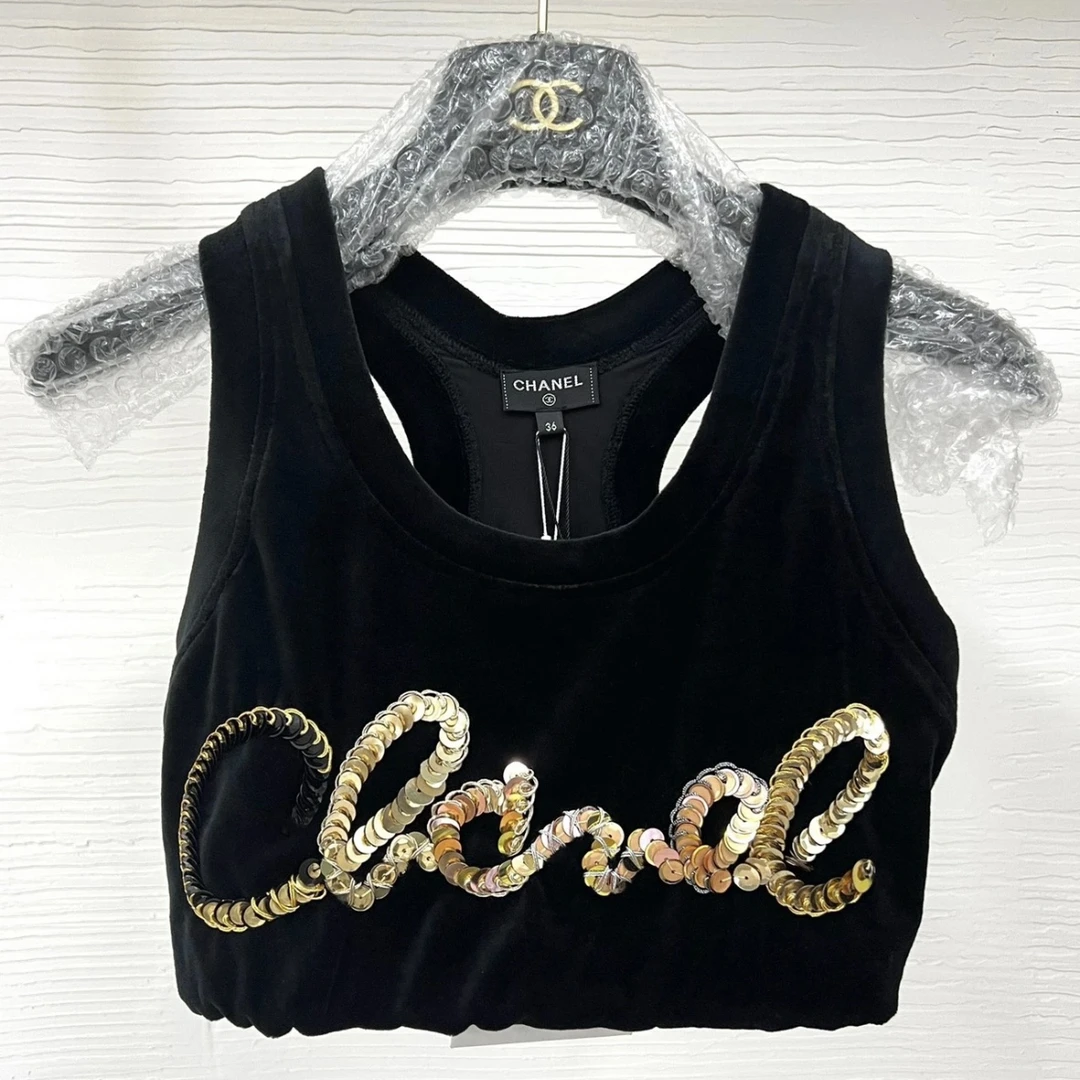 95新 Chanel/香奈儿 背心36码logo/250610SCTMM17