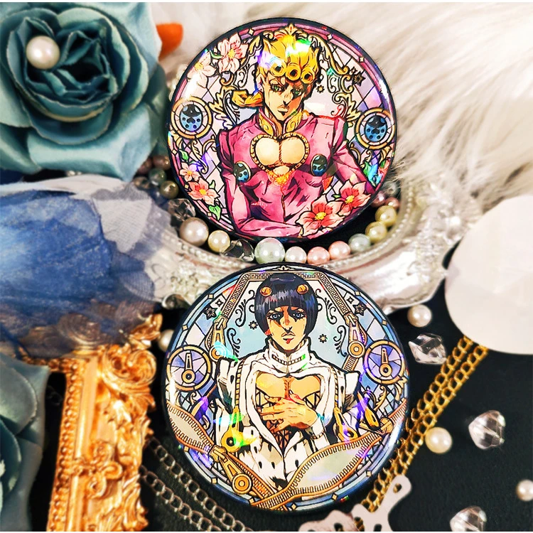 jojo的奇妙冒险周边吧唧谷子乔鲁诺乔巴纳黄金之风二次元动漫徽章