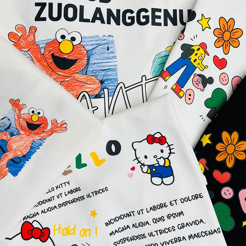 【热卖短袖】宽松时尚休闲中长款半袖上衣女佐朗格奴