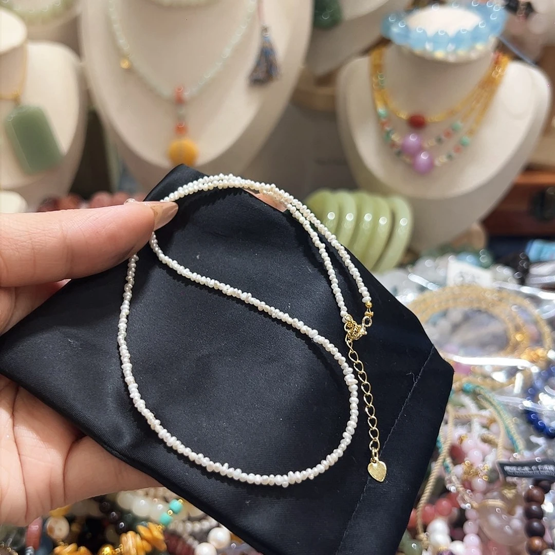 颈饰未镶嵌淡水珍珠A****a