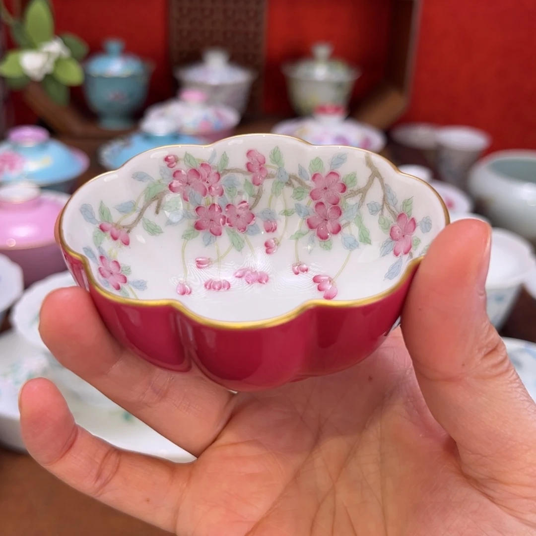 景德镇纯手绘陶瓷茶具