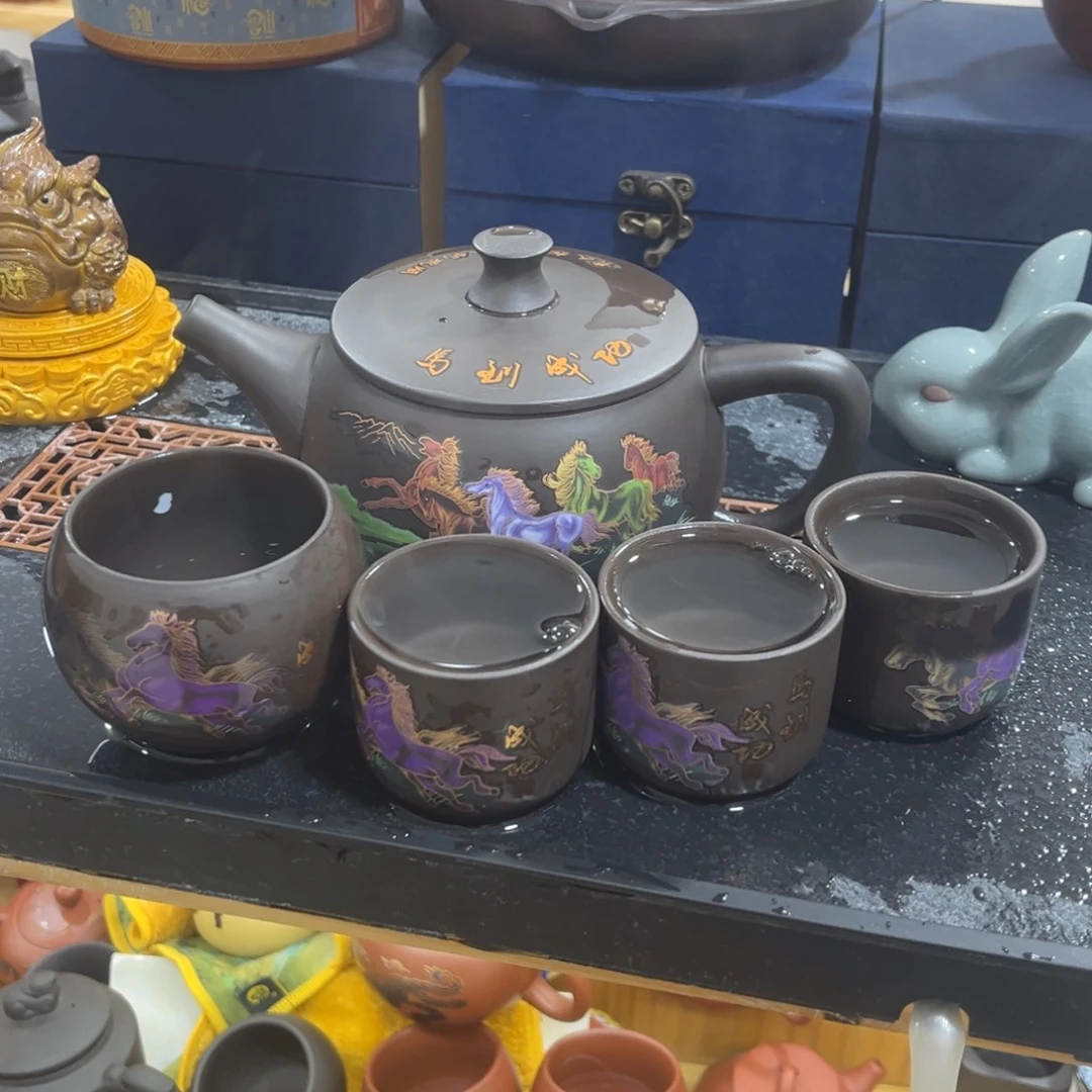 茶杯紫砂紫砂壶一壶4杯