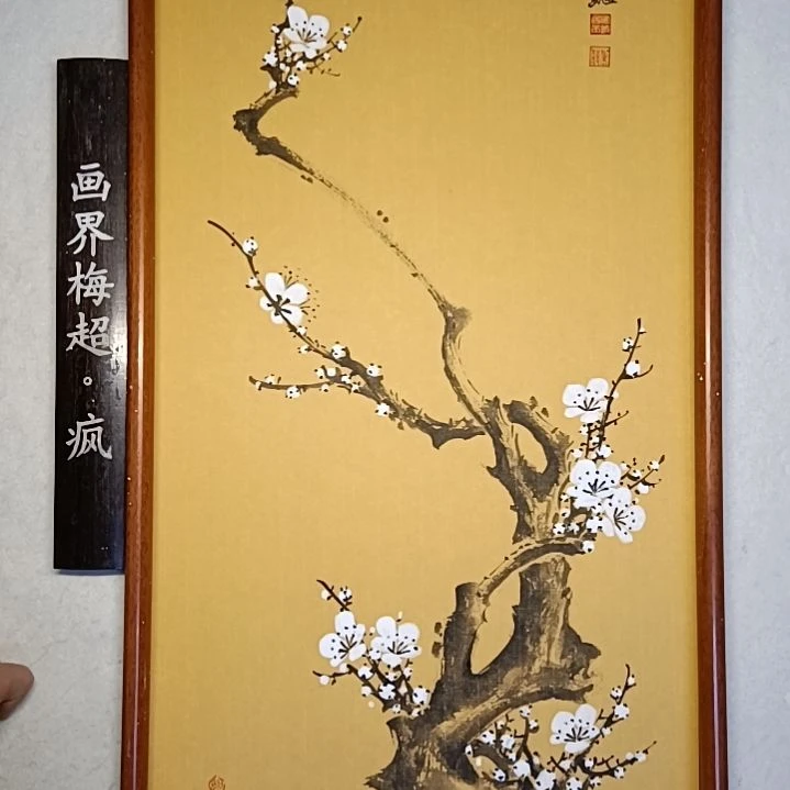 绘画星*?精品梅花卡宣作品