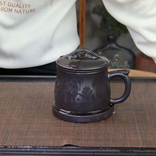 茶杯紫砂高货放漏