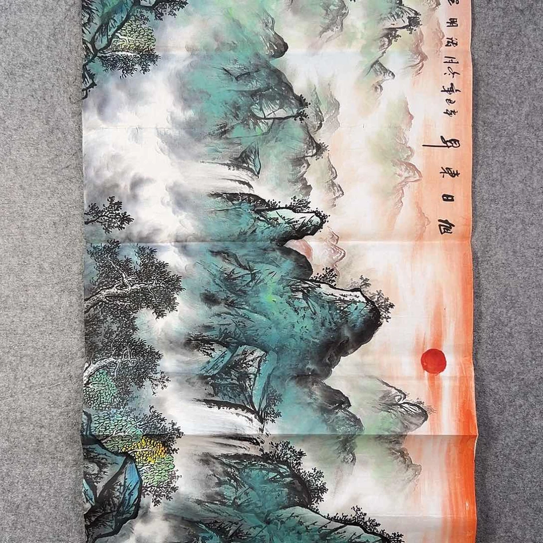 国画339 花鸟在此鸣叫时还要一