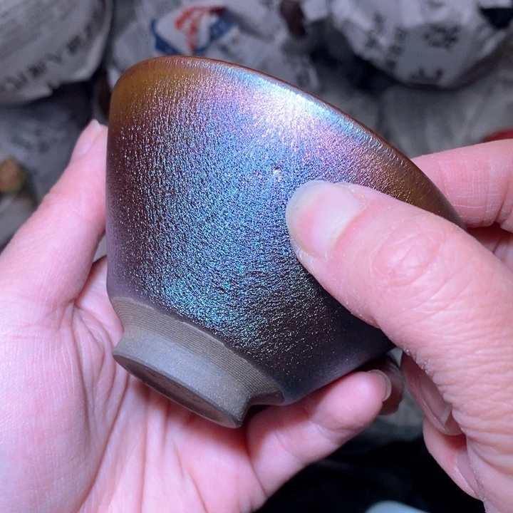 茶盏微瑕，建盏主人杯，介意勿拍