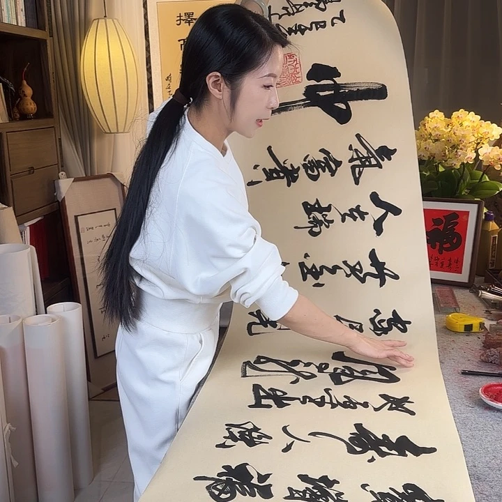 书法伊人阳亮物华天宝