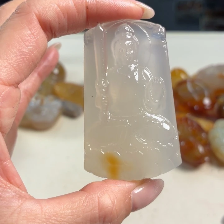 玛瑙/玉髓未镶嵌吊坠(不含链)