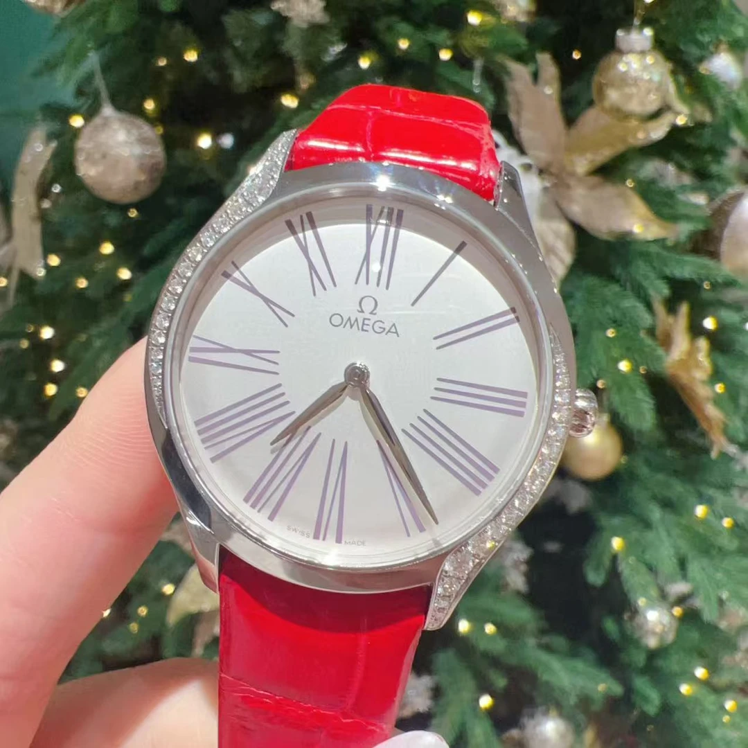 99新 Omega/欧米茄 蝶飞42818366004002 石英 36盘 22年盒证