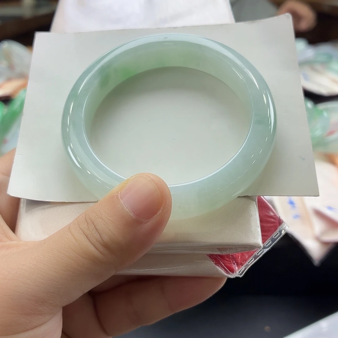 翡翠未镶嵌手镯11号