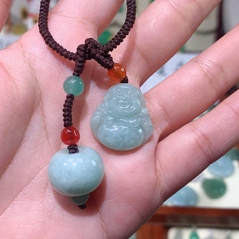 颈饰未镶嵌翡翠钥匙扣