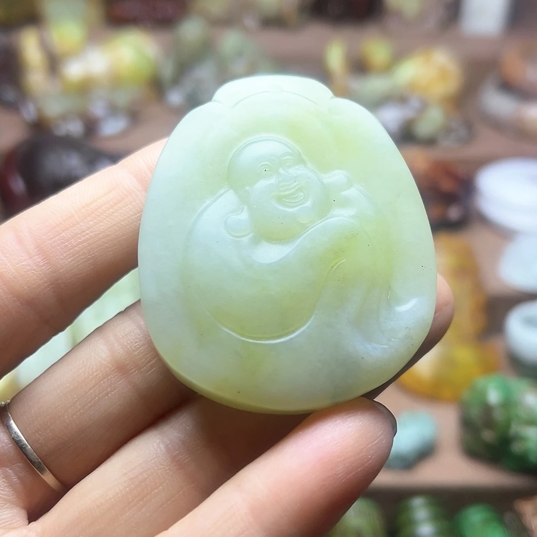 白玉菩提吊坠31。。