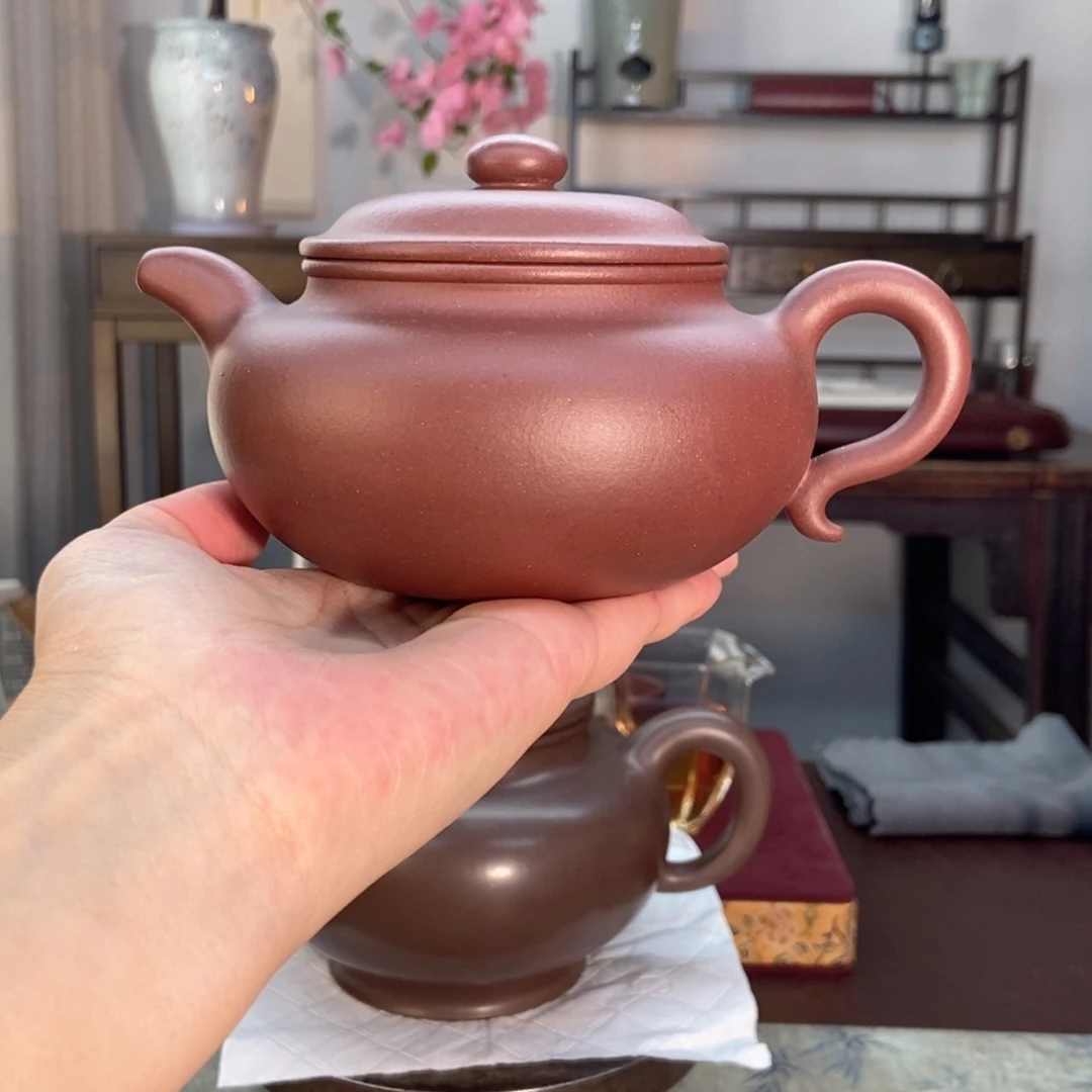 紫砂茶壶仿古壶四号井底槽清  340cc