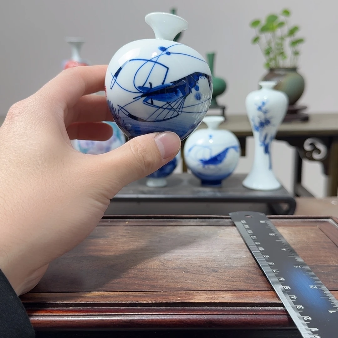 大***胖陶瓷手工非常迷你小花器