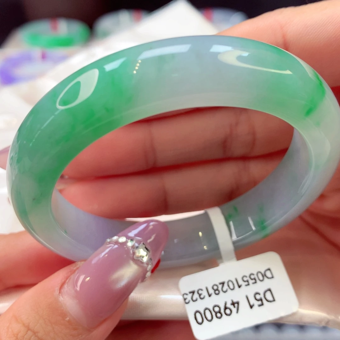 未镶嵌手镯翡翠正圈46号66