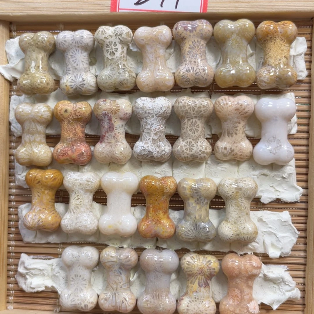 硅化玉未镶嵌颈饰骨头20米1个