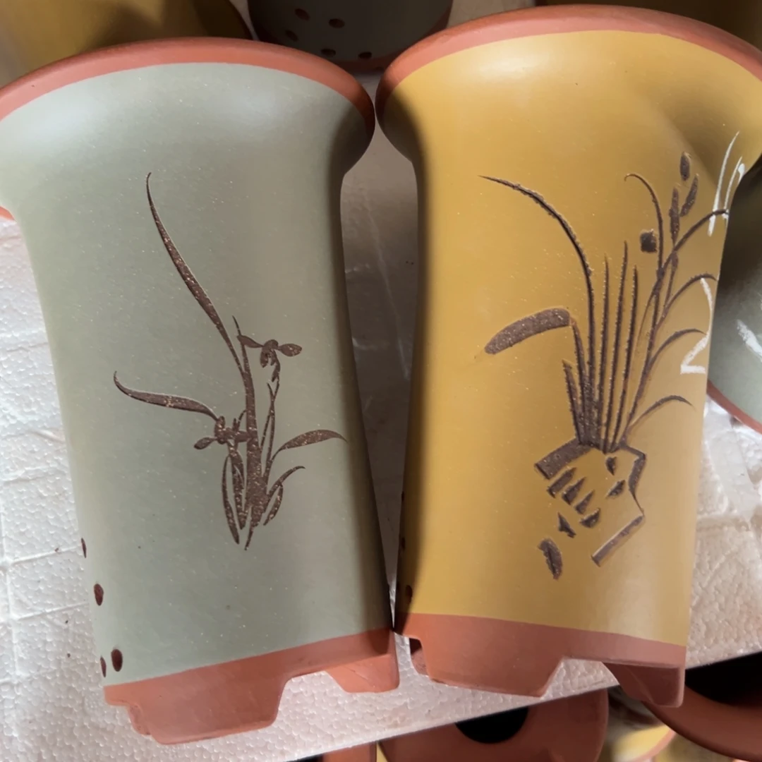 宜兴川阁紫砂花盆