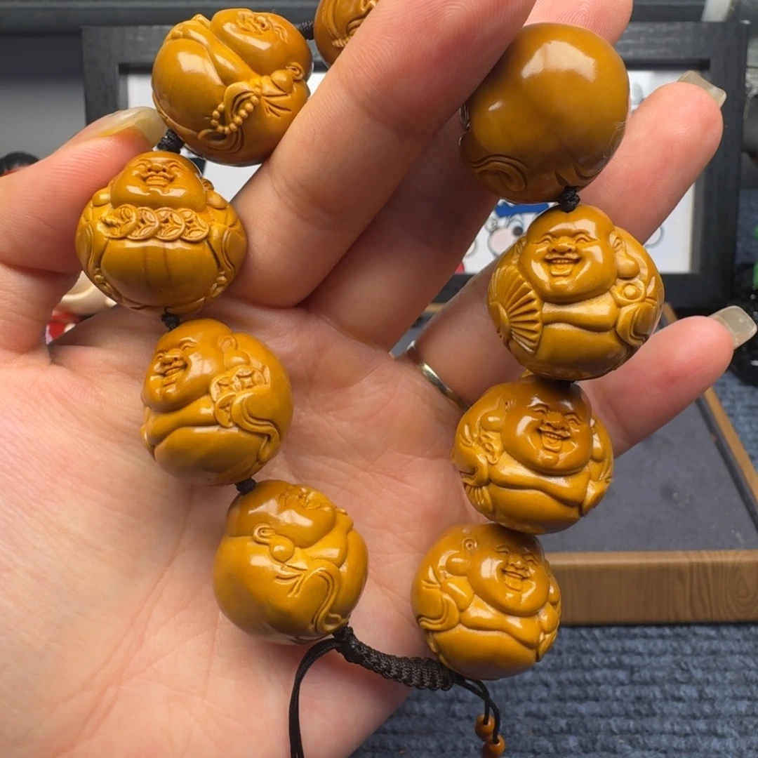 橄榄核吊坠光背米勒