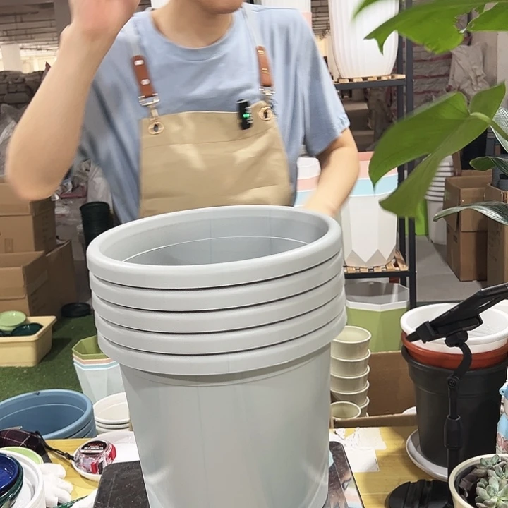 四季瑕疵口29高25灰色无托5只