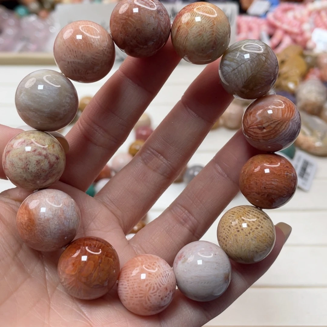 未镶嵌手链硅化玉曦*105