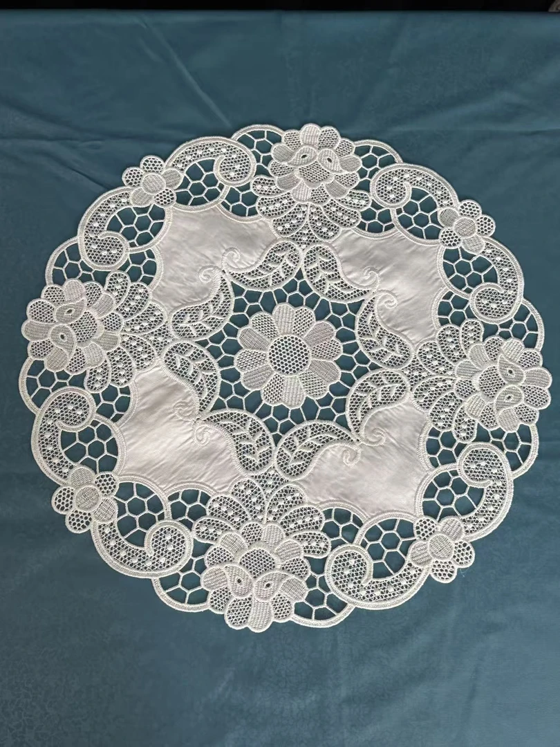 圆餐垫子盘垫子馕盒子垫子新疆包邮圆盖巾圆形绣花多功能盖布