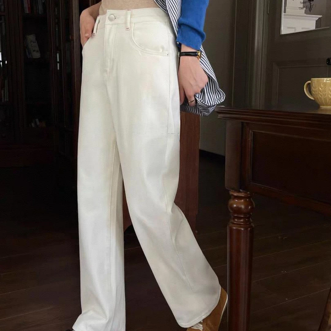 【莉莉】平安喜乐款式高端女百搭牛仔裤~