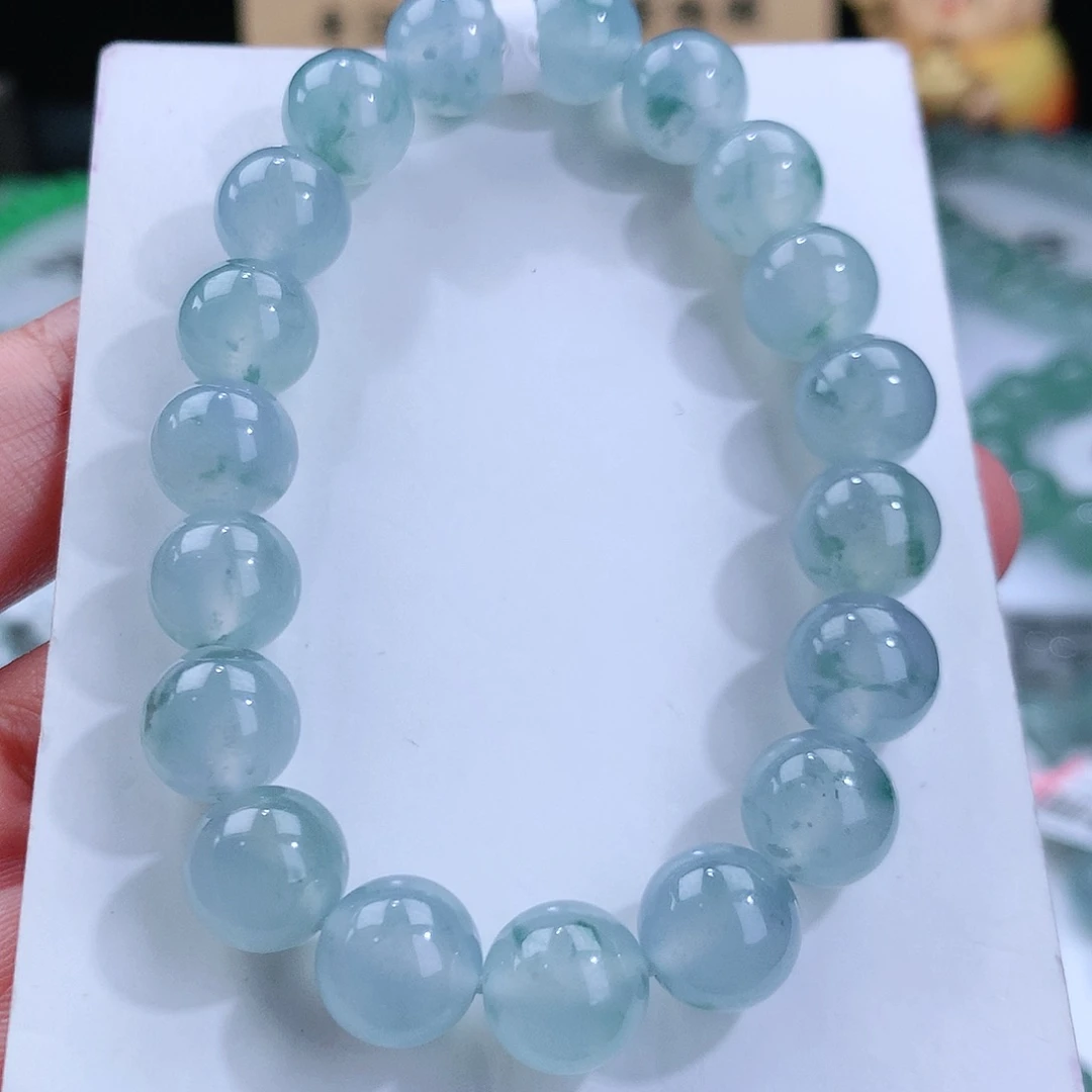 翡翠手链未镶嵌卡10mm