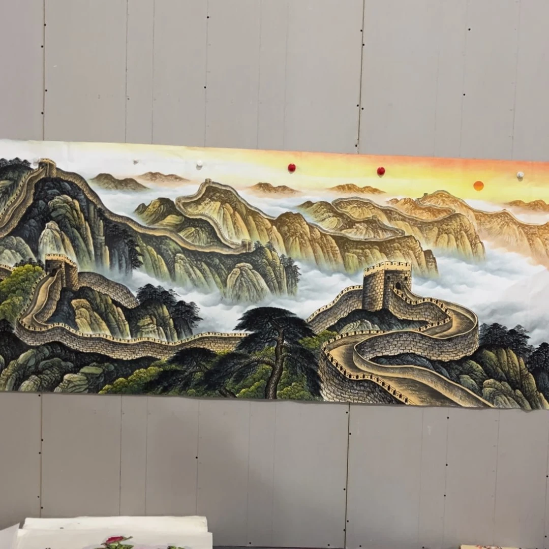 国画书法作品多次绘画作品