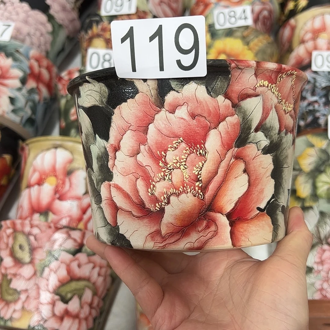 景德镇炫彩手绘口14高11