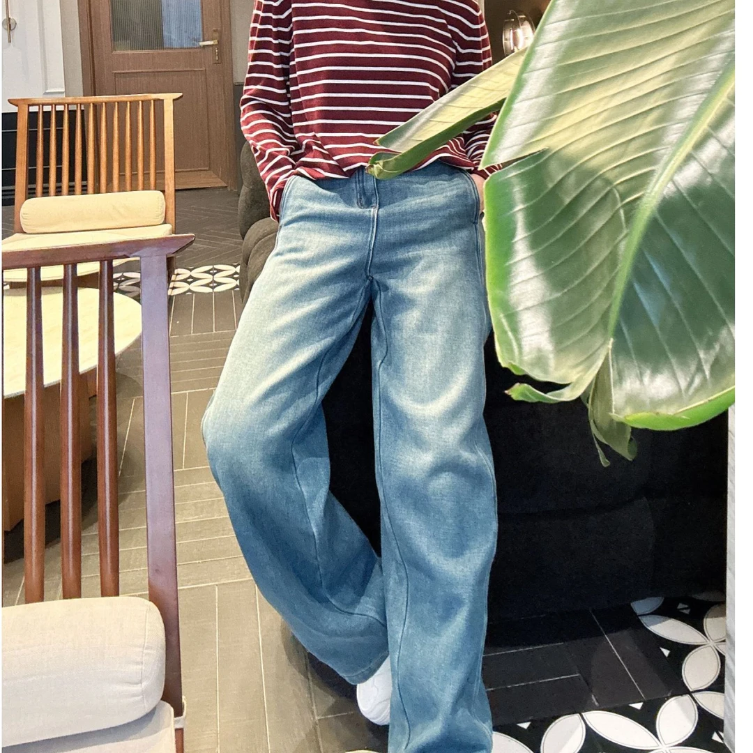 俪妍【LIVELY·YAN】25春款牛仔裤17973