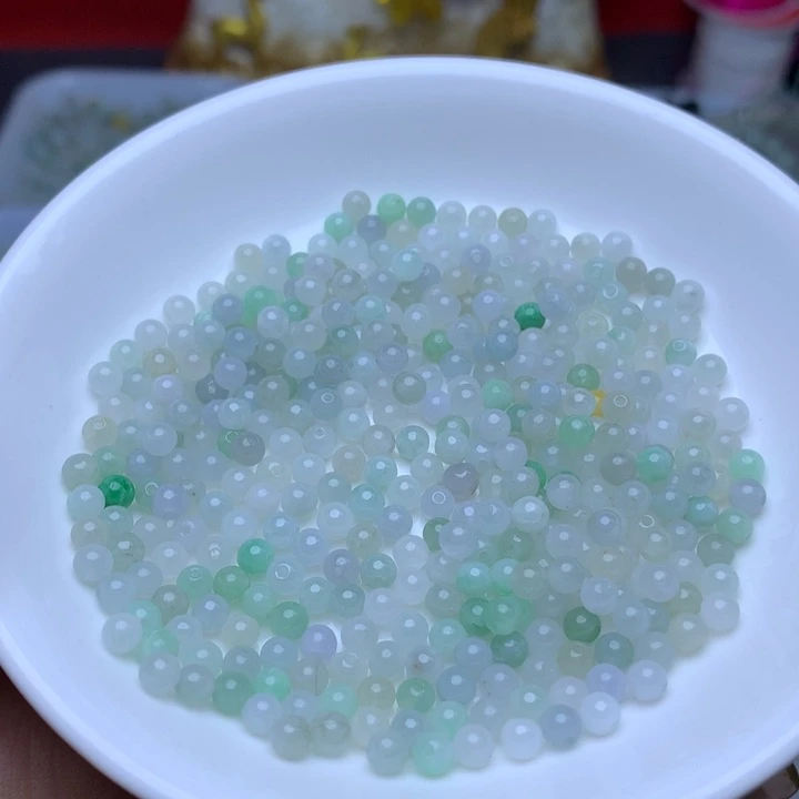 【闪购商品】未镶嵌手链翡翠卡3.8绿白50个