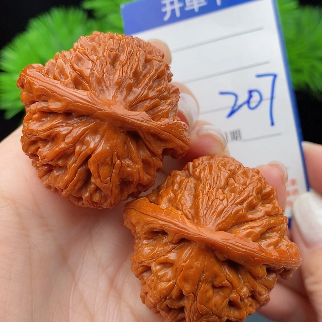 文玩核桃把件45水龙纹207